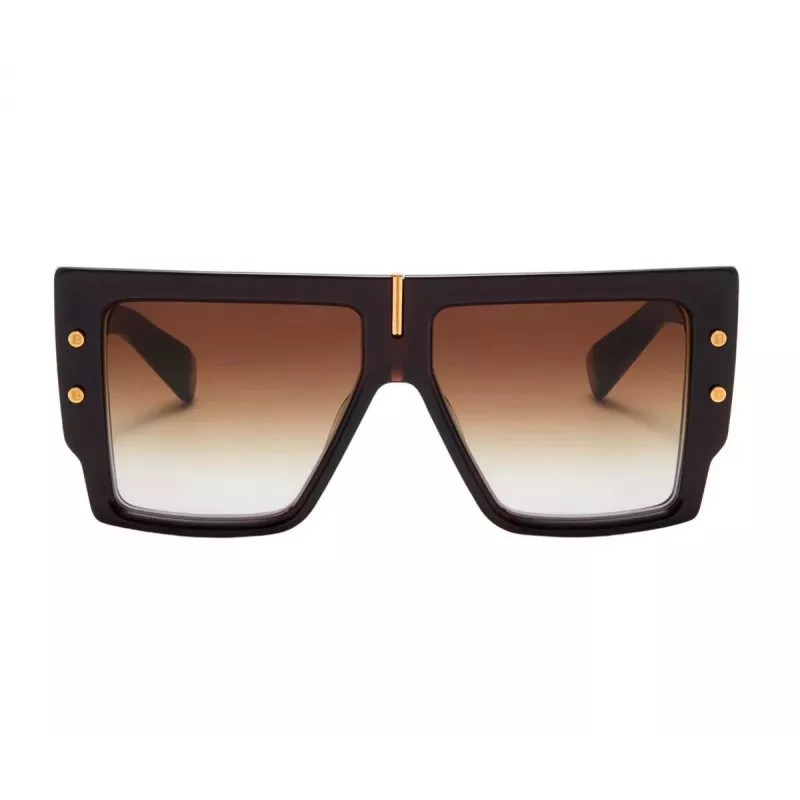 Óculos de sol de mulher BALMAIN BPS-144C-57 Armação de acetato cat eye lentes cinzentas 57/14/145 mm