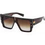 Óculos de sol de mulher BALMAIN BPS-144C-57 Armação de acetato cat eye lentes cinzentas 57/14/145 mm