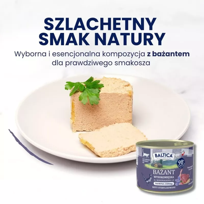 BALTICA Regional Flavours Alimento para gatos adulto faisão 400g