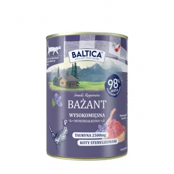 BALTICA Regional Flavours Alimento para gatos adulto faisão 400g