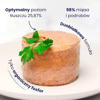 BALTICA Smaki Regionów Adult Alimento húmido para gatos peru com coelho lata 185g