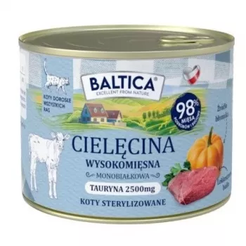 BALTICA Smaki Regionów Vitela Alimento húmido para gatos - 185g