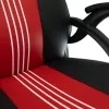 Baracuda ABALONE-B/R cadeira gaming preta/vermelha – couro PU ergonómico, apoios de braços 2D, elevador a gás classe 4