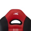Baracuda ABALONE-B/R cadeira gaming preta/vermelha – couro PU ergonómico, apoios de braços 2D, elevador a gás classe 4