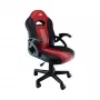 Baracuda ABALONE-B/R cadeira gaming preta/vermelha – couro PU ergonómico, apoios de braços 2D, elevador a gás classe 4