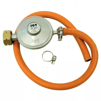 Regulador de pressão de gás Barbecook BC-ACC-7184 Países Baixos com mangueira, 30 mbar