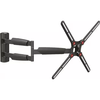 BARKAN BM343XL Suporte de parede para TV totalmente articulado para TVs de 13-65 polegadas, 4 dobradiças, braço extensível, Preto