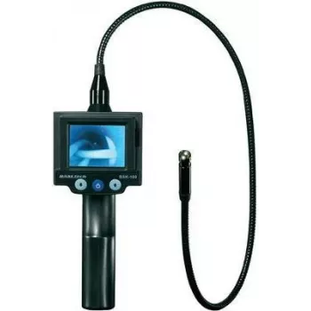 Basetech BSK-100 Câmara de inspeção endoscópica com sonda de 9,8 mm, cabo de 59 cm, ecrã TFT de 2,31 polegadas, IP67 à prova de água, iluminação LED