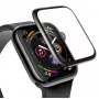 Baseus Película de vidro temperado curvada 0,23 mm para Apple Watch 38 mm preto (SGAPWA4-C01)