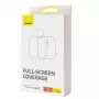 Película de proteção Baseus 41mm NanoCrystal para Apple Watch 7/8/9, pack de 2, transparente