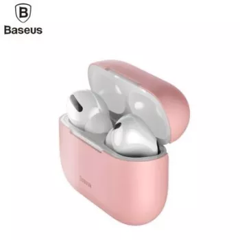 Baseus AirPods Pro capa protetora de silicone-gel Silica rosa