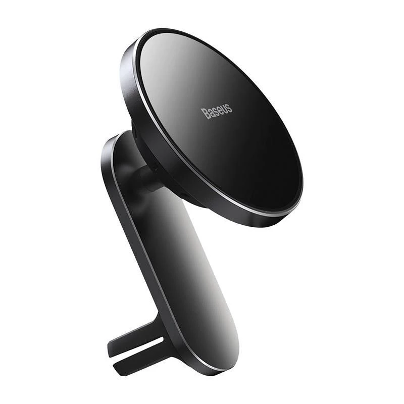Baseus Suporte de carro Big Energy com carregador sem fios 15W para iPhone 12/13 (Preto)