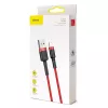 Cabo Lightning Baseus Cafule 2A 3m Vermelho/Preto (CALKLF-R09)