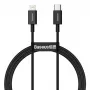 Baseus Superior Series Cabo USB-C para Lightning, 20W PD, 1 m, Preto (CATLYS-A01)