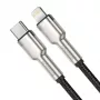Baseus cabo USB-C para Lightning Cafule Series PD 20W 1m preto