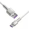 Baseus Cabo Cafule USB-A para USB-C, 66W, 1m, branco