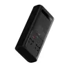 Baseus Inversor de corrente para automóvel IGBT 300W/220V com duas tomadas EU, USB-C PD, USB-A QC, terminais de bateria e cabo para isqueiro, preto (CGNB010101)