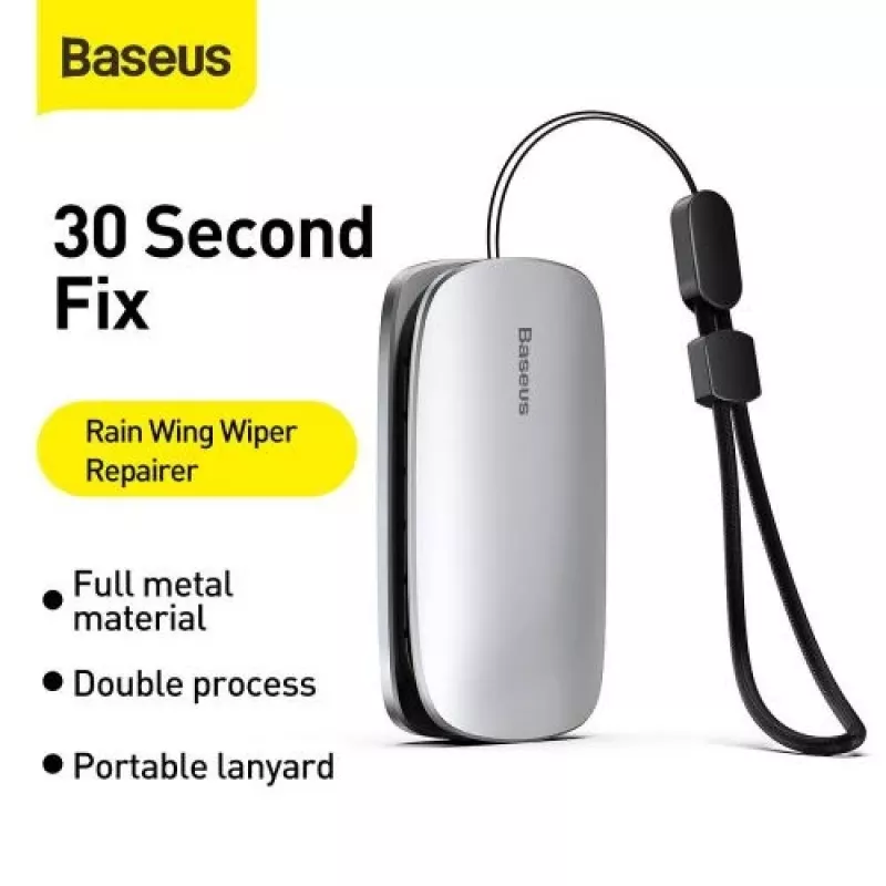 Baseus ferramenta automóvel Rain Wing reparador de limpa-para-brisas, liga de alumínio prateado (CRXFQ-0S)