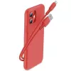 Cabo Baseus Colorful USB-A para Lightning 2.4A 1.2m vermelho