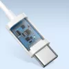 Auscultadores com Fios In-Ear Baseus Encok C17 com Microfone USB Type-C Branco (NGCR010002)