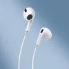 Auscultadores com Fios In-Ear Baseus Encok C17 com Microfone USB Type-C Branco (NGCR010002)