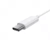 Auscultadores com Fios In-Ear Baseus Encok C17 com Microfone USB Type-C Branco (NGCR010002)