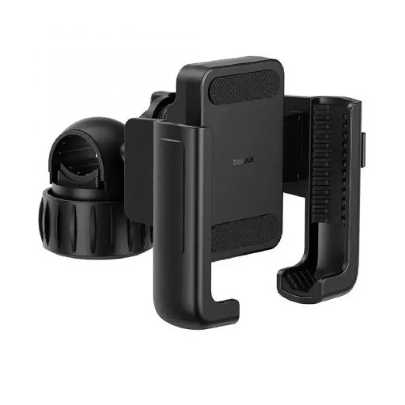 Baseus GoTrip Series suporte de telemóvel para bicicleta, trotinete, ciclomotor (5,7 - 7,2 polegadas), preto