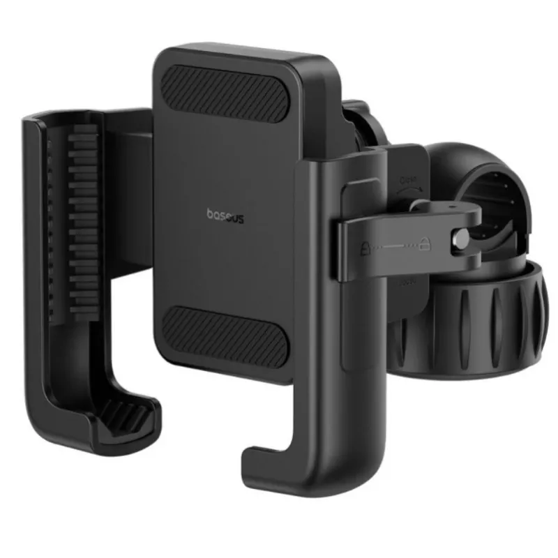 Suporte de telemóvel Baseus GoTrip Series para bicicleta, trotinete, ciclomotor (5.7-7.2 polegadas), Preto