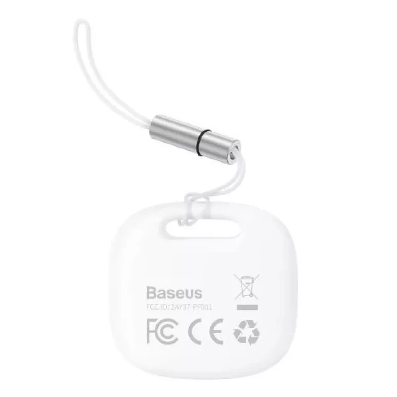 Localizador de chaves e objetos sem fios Baseus Home Intelligent T2 Pro para chaveiro BT 5.0 branco (FMTP000002)