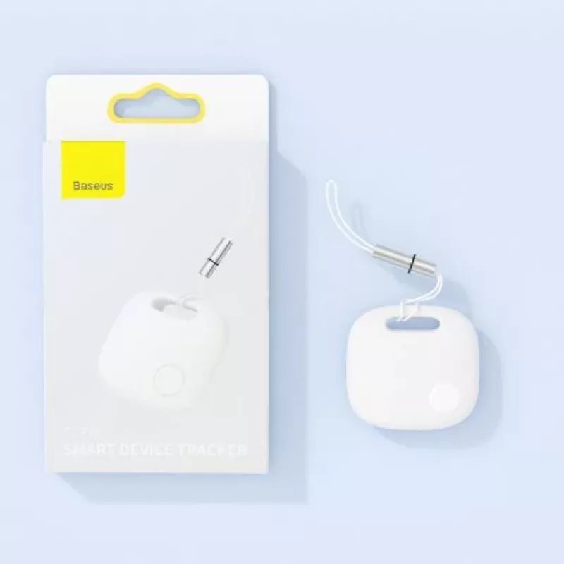 Localizador de chaves e objetos sem fios Baseus Home Intelligent T2 Pro para chaveiro BT 5.0 branco (FMTP000002)