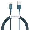 Cabo Baseus Lightning Superior Series, carregamento rápido, dados 2,4A, 1m azul (CALYS-A03)