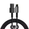 Cabo Baseus Lightning Tungsten Series 2,4A, 1m preto (CALWJ-01)