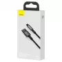 Cabo Baseus Lightning Tungsten Series 2,4A, 1m preto (CALWJ-01)