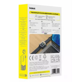 Baseus MagPro Carregador indutivo sem fios para Apple Watch, 2,5W, preto