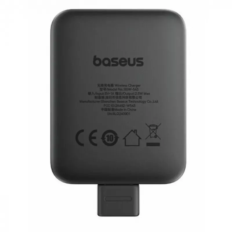 Baseus MagPro Carregador indutivo sem fios para Apple Watch, 2,5W, preto