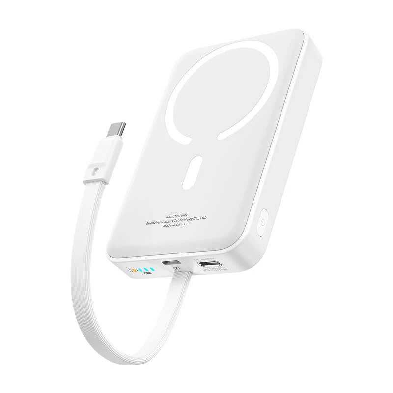 Powerbank magnética Baseus Mini 10000mAh 30W (Branco) Bayern Edition