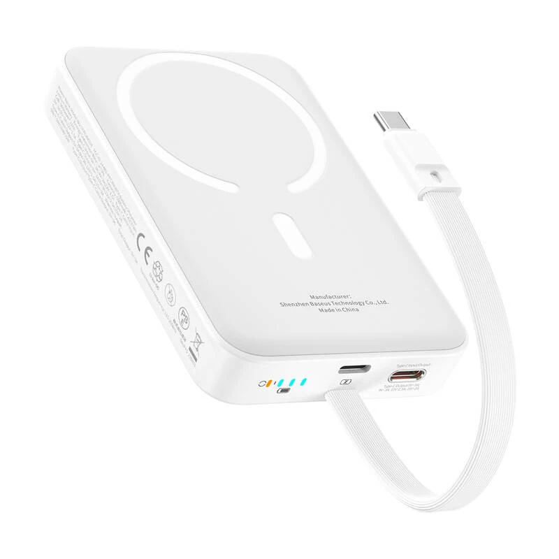 Powerbank magnética Baseus Mini 10000mAh 30W (Branco) Bayern Edition