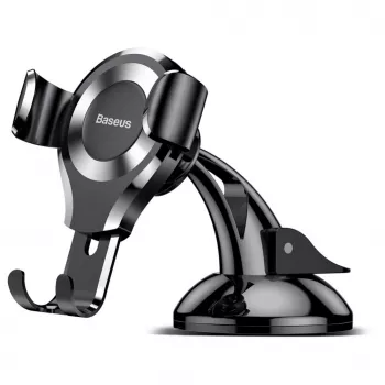 Suporte de carro Baseus Osculum SUYL-XP0S por gravidade para para-brisas ou painel - prateado