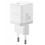 Carregador de viagem USB-C PD Baseus Palm Series 20W branco