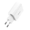 Baseus Speed Mini Carregador Rápido, USB-C, PD, 3A, 20W (Branco)