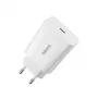 Baseus Speed Mini Carregador Rápido, USB-C, PD, 3A, 20W (Branco)