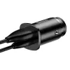 Carregador de carro Baseus Square PPS QC4.0 / PD3.0 5A 30W (preto)