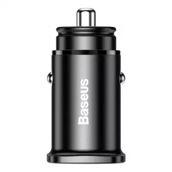 Carregador de carro Baseus Square PPS QC4.0 / PD3.0 5A 30W (preto)