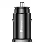 Carregador de carro Baseus Square PPS QC4.0 / PD3.0 5A 30W (preto)