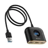Baseus Adaptador USB Square Round USB 3.0 / 3x USB 2.0 / 1m