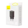 Baseus Super Si Pro Mini Carregador rápido 30W, USB-C + USB-A, PD 3.0, QC 3.0, ficha EU, preto (CCSUPP-E01)