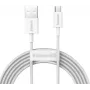 Baseus Cabo de dados e carregamento rápido Superior Micro USB 1m branco