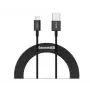 Baseus cabo de dados e carregamento rápido Superior USB-A para Lightning 2.4A 2m preto