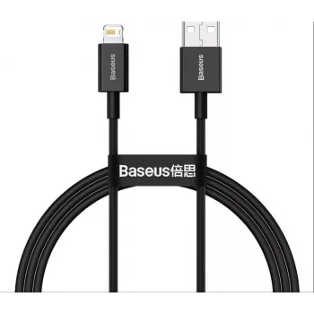 Baseus Cabo de carregamento rápido e dados USB-A para Lightning Superior 1m preto (CALYS-A01)