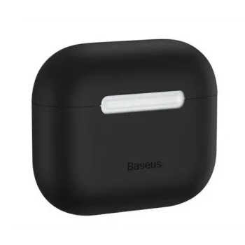 Baseus Capa fina de silicone para Apple AirPods 3 - preta